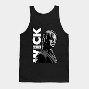 focus and John Wick Tank Top